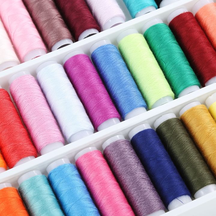 home-sewing-kit-mixed-colors-sewing-thread-200-yard-polyester-yarn-spool-sewing-thread-roll-diy-hand-embroidery-sewing-threads