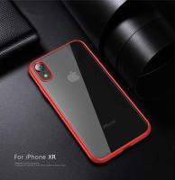 iPaky Bright Series Case for Apple iPhone XR Red Colour  เคส ไอปากี้ รุ่นไบร์ทซีรีย์ สำหรับ ไอโฟน สิบอาร์ หลังใส กันกระแทก ขอบ TPU สีแดง