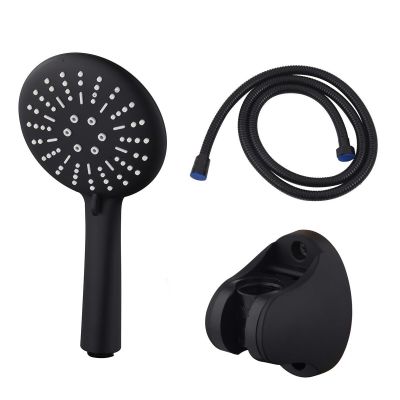 Bathroom Removable Hand-Held Shower Set 3 Function Rainfall Spray Headshower with Bathroom Accessories of 1.5M hose Shower Showerheads