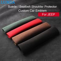 1Pc Car Seat Belt Cover For Jeep Renegade Compass Patriot Cherokee Wrangler Auto Seatbelt Cover Shoulder Pad Car Accessories Seat Covers