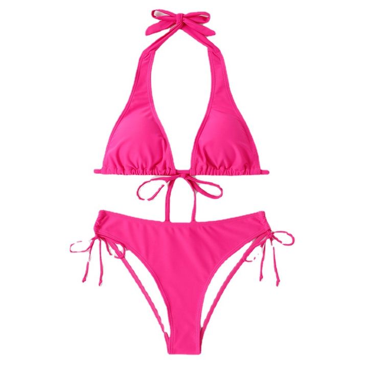 women-swimwear-outfit-pattern-printed-2023-ใหม่เซ็กซี่บิกินี่หลายสีชุดว่ายน้ำผู้หญิงแยกแขวนคอชุดว่ายน้ำ-drawstring