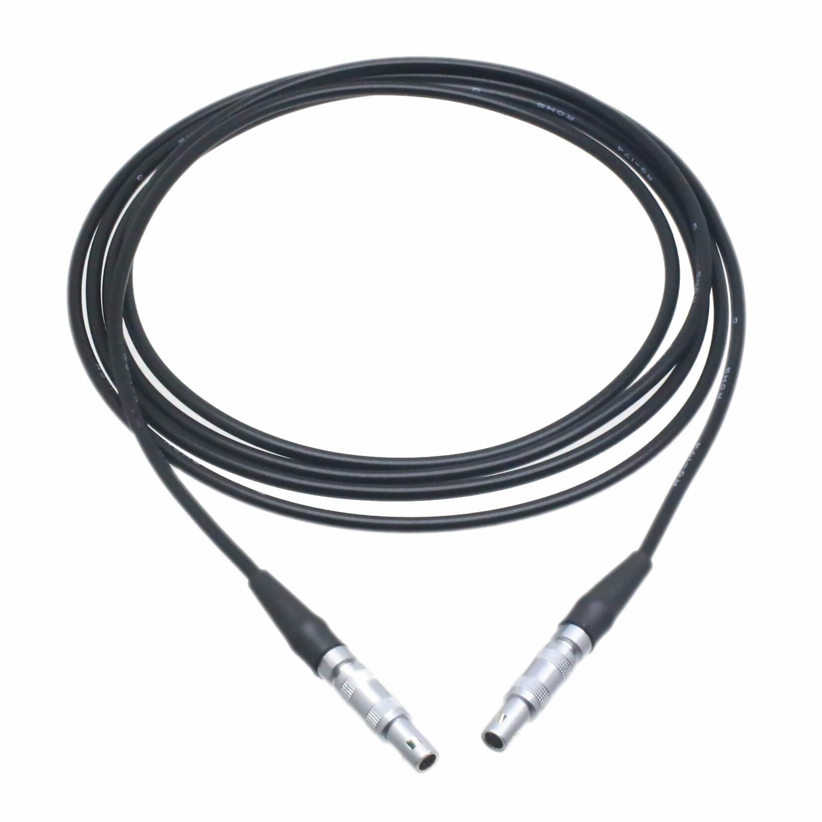 Cable Lemo 1 to 00 M/M Equivalent For MPKL2 Ultrasonic TOFD NDT 6.5FT transducer 