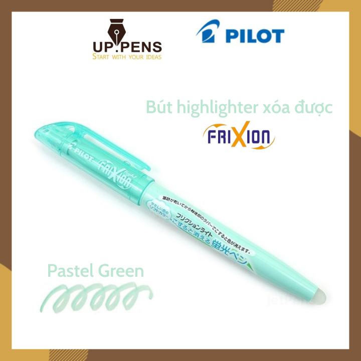 Bút dạ quang xóa được Pilot FriXion Light Soft Color Erasable Highlighter –  Màu xanh lá pastel (Soft Green) 
