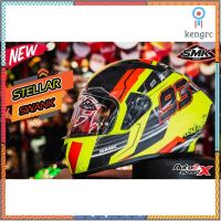 ??ลดเพิ่ม190 ขึ้นอัตโนมัติ หมวกกันน็อค SMK STELLAR SWANK YELLOW แผ่นทำความสะอาดชิลด์หน้า MOTOREX สินค้ามีจำนวนจำกัด