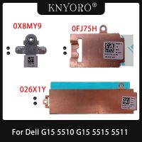 [Kuaile home furnishing]X8MY9 FJ75H 26X1Y สำหรับ Dell G15 5510 5511 5515แล็ปท็อป M.2 NVME 2230 2280 SSD ฮีทซิงค์ความZhongguan digital Shield Cover/สนับสนุนวงเล็บ