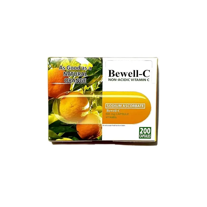 Bewell C Non Acidic Vitamin C 200 Capsule Pack 500mg Capsule Lazada Ph