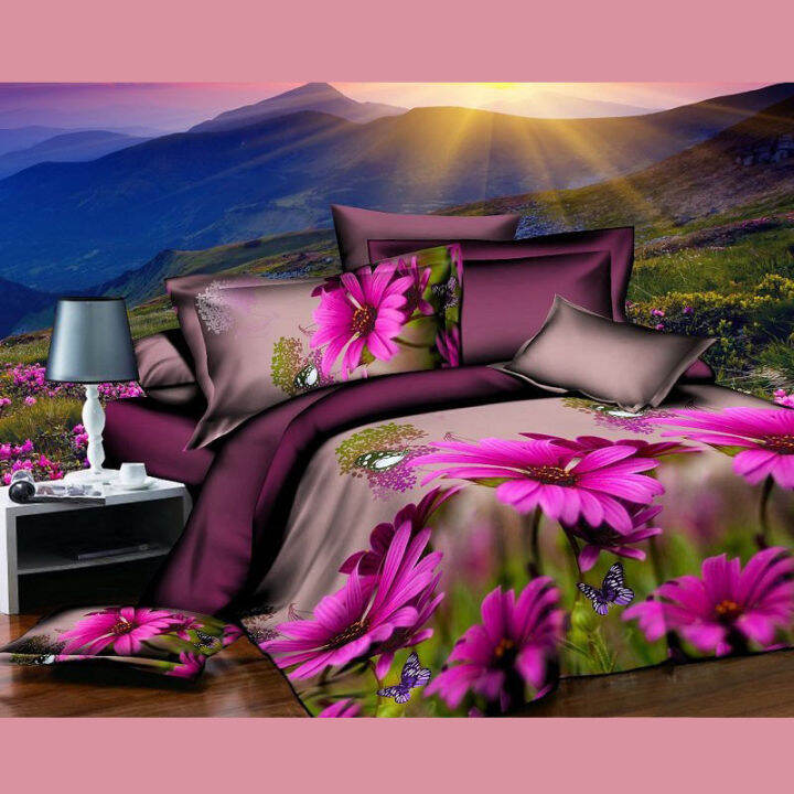 3d-flowers-quilt-cover-bedding-set-bed-sheets-duvet-cover-pillowcase-brushed-fabric-rose-lily-4pcsset-home-textile-new