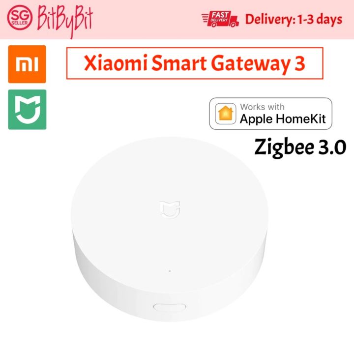 Latest Xiaomi Smart Gateway ZNDMWG03LM, Smart Home Hub Gateway, Mijia  Gateway ZigBee 3.0, WIFI, Bluetooth 5.0 Mesh, HomeKit, Compatible with  Xiaomi Zigbee 2.0 - Only Compatible with Mainland China Server - Xiaomi  Gateway 3