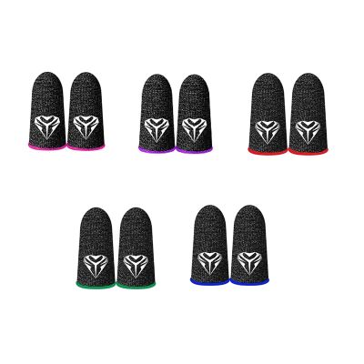 10PCS Gaming Finger Superconducting Electric Fibre 28 Knitted Sleeve Breathable Fingertips for PUBG Mobile Games