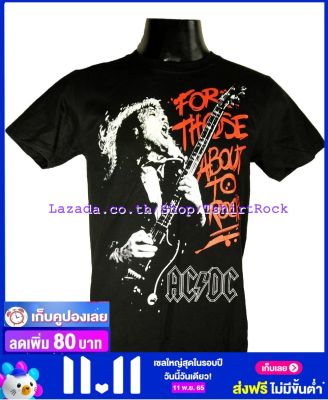 เสื้อวง AC/DC เอซี/ดีซี ไซส์ยุโรป เสื้อยืดวงดนตรีร็อค เสื้อร็อค  ADC432 สินค้าในประเทศ