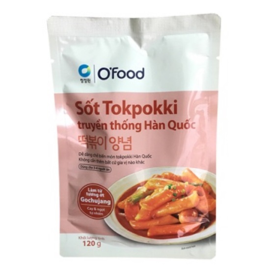 Sốt tokpokki truyền thống hàn quốc o food 120 gram - ảnh sản phẩm 1