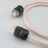 High Quality 12TC Power Cable 6N OCC Power Cord With US Power Plug For Amplifier DVD Pure copper US power connector