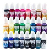 Inf สีคริสตัลอีพ็อกซี่เรซิ่นสําหรับทําเครื่องประดับ 24 สี