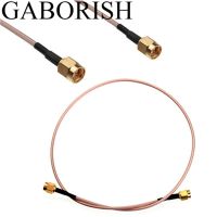 100cm Cable SMA Male To SMA Male With Nut Bulkhead RF Coax Pigtail Cable RG316 Connector Adapter