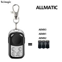 2023 latest สำหรับ ALLMATIC AEMX1 AEMX2 AEMX3 รีโมทคอนโทรล 433mhz Garage Gate Controller Remote 433MHz รหัสคงที่