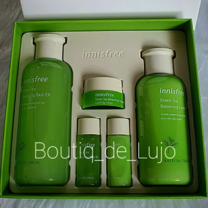 Innisfree Green Tea Balancing Skin Care Set Lazada PH