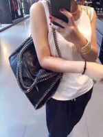 {ส่งฟรี!!!}STELLA MACCARTNEY รุ่น Falabella Shaggy Deer Fold Tiny Tote 12 inch กระเป๋าสะพายข้าง กระเป๋าถือ พรีเมียม สวย ใส่ของได้เยอะ จุกจุก แฟชั่น งานเนียบ ขายดี hot