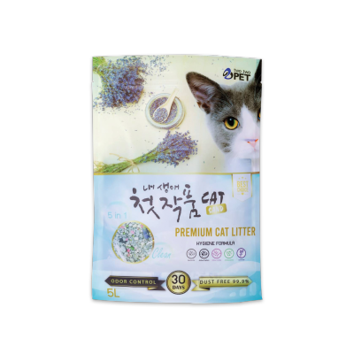 [MANOON] TWO TWO Pet Lavender Cat Litter 5 in 1 ทรายแมวลาเวนเดอร์ Two Two Pet ขนาด 5 ลิตร