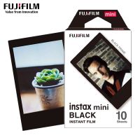 Fujifilm instax Mini ฟิล์โพลารอยด์ กรอบสีดำ 10 แผ่น