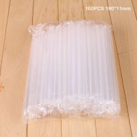 100pcs Big Milkshake Straws Bubble Boba Milk Tea Plastic Thick Straws Smoothie Cold Drinking Drinkware Bar Accessories