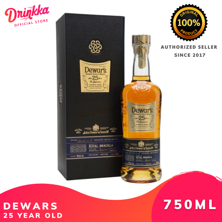 Dewars 25 Year Old 750ml Single Malt Scotch Whisky Lazada PH