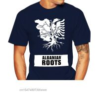 Albanian Albania Roots T-Shirt Male Brand Tee Shirt Men Cool Cotton T Shirt Stylish T-Shirt Men Cotton Brand Tee Shirt
