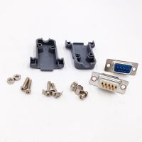 ‘’；【=- DB9 D-Sub Connectors Plug Rs232 9 Pin Jack Socket Adapter Female Male  DP9