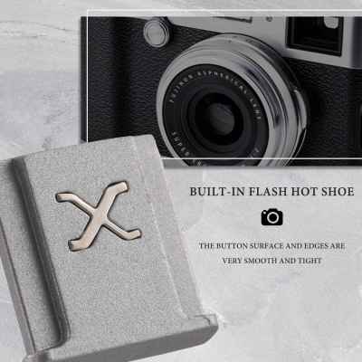 ”【；【-= Suitable For Fuji X-T4 X-T3 X-T2 X-T30 X-T20 X-E3 X-E2 X-PRO3 X-PRO2 X30 X10 Hot Shoe Embedded Flash Hot Shoe Silver