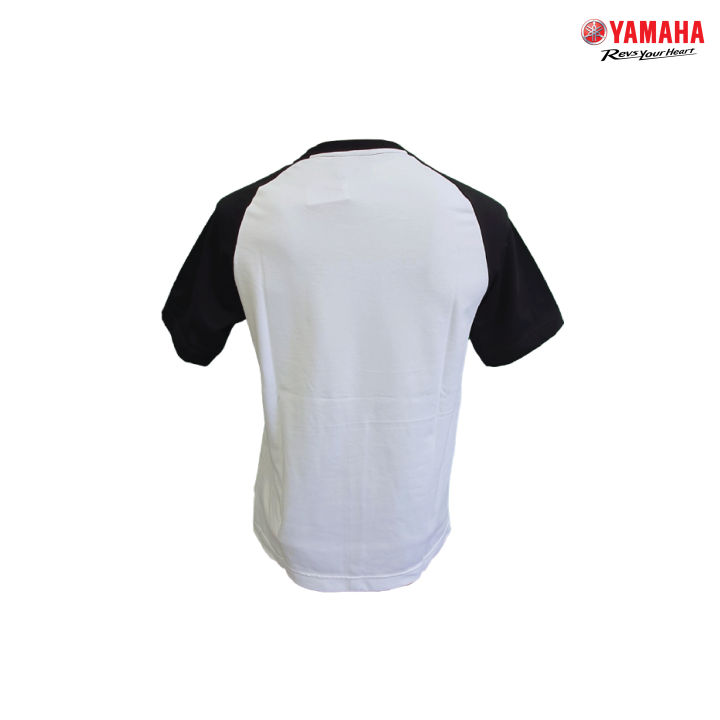 yamaha-t-shirt-เสื้อยืด-hydro-tech-สีขาวดำแดง