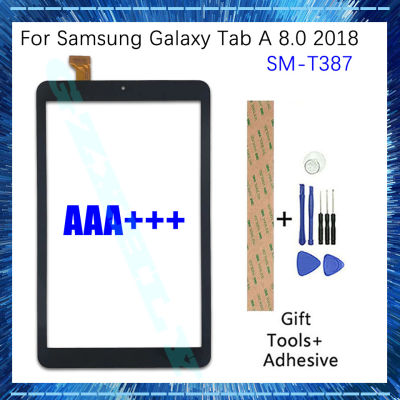 New For Samsung Galaxy Tab A 8.0 2018 T387 LCD Outer Touch Screen Digitizer Front Glass Display Touch Panel Replacement