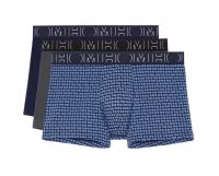 HOM (ออฮ์ม) รุ่น 402436-T034 กกน.ชาย Boxer pack 3 Cotton บ๊อกเซอร์ ทรงเต็มตัว กระชับเป้าเข้ารูป ปลายขาไม่ม้วนลดการเสียดสี