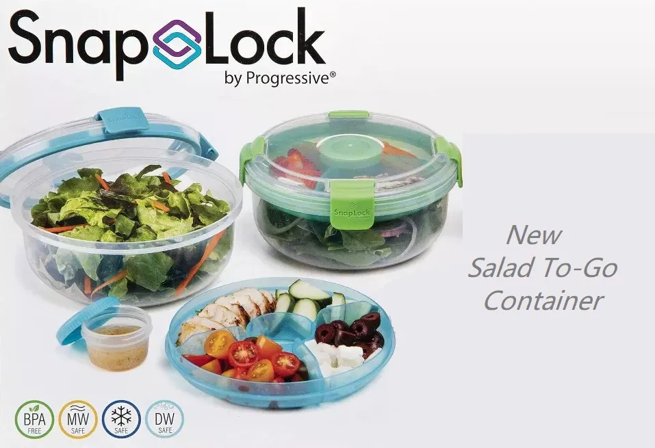 SnapLock Salad to-Go Container