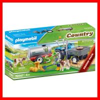 สินค้าขายดี!!! Playmobil 70367 Promo Packs Loading Tractor with Water Tank เซ็ตโปรโมชั่น รถแทรกเตอร์พร้อมถังเก็บน้ำ #ของเล่น โมเดล ทะเล ของเล่น ของขวัญ ของสะสม รถ หุ่นยนต์ ตุ๊กตา สวนน้ำ สระน้ำ ฟิกเกอร์ Model