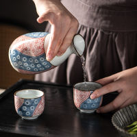 Japanese sake pot wine set sake cup white wine pot ceramic household shochu cup wine dispenser wine cup Japanese style