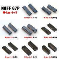 1PCS For LTK Connector SSD Interface NASM0 S6701 TP20 NGFF Slot M.2 Seat M - KEY 2.0 H 4 5 Type 3.0H H3.2 H4.2 H4.8 H6.5 H8.5
