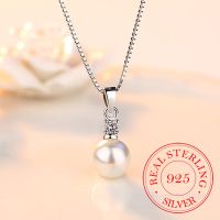 【cc】﹍  925 Sterling New Ladies Fashion Jewelry Round Pendant Necklaces Length 45CM