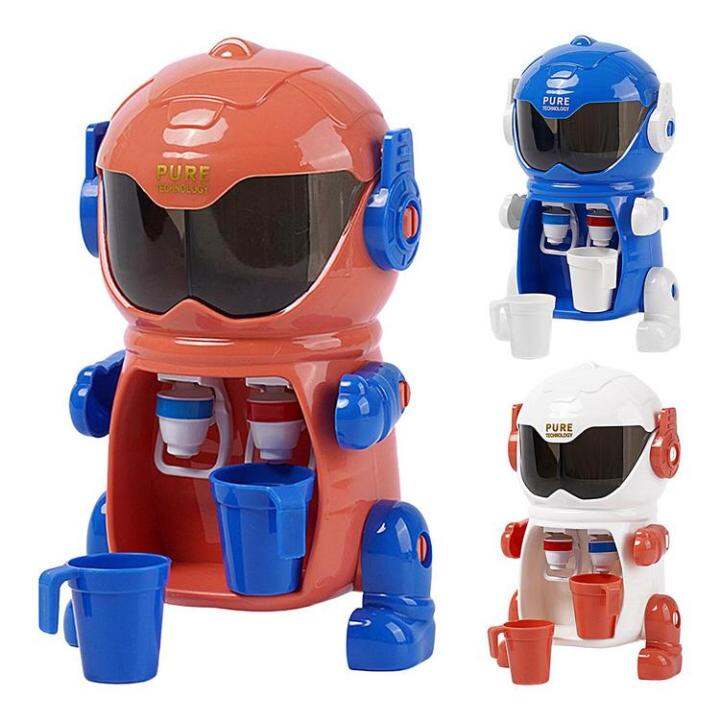 Mini Water Dispenser Small Robot Shaped Drink Machine Toy Safe And Educational Cartoon Water
