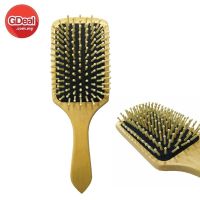 【BEIBEI】 Big Wooden Brush Air Cushion Health Hair Care Spa Massage Comb Lotus Comb