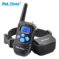 rainer 998DRB-1 300M Remote Electric Dog Collar Shock Vition Rechargeable Rainproof Dog Training Collar With LCD Display