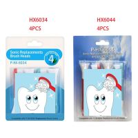 DDFHLPJ-4pcs Hx6034 Electric Children Toothbrush And 4pcs Hx6044 Adults Electric Toothbrushes Replacement Heads For Ph Sonicare