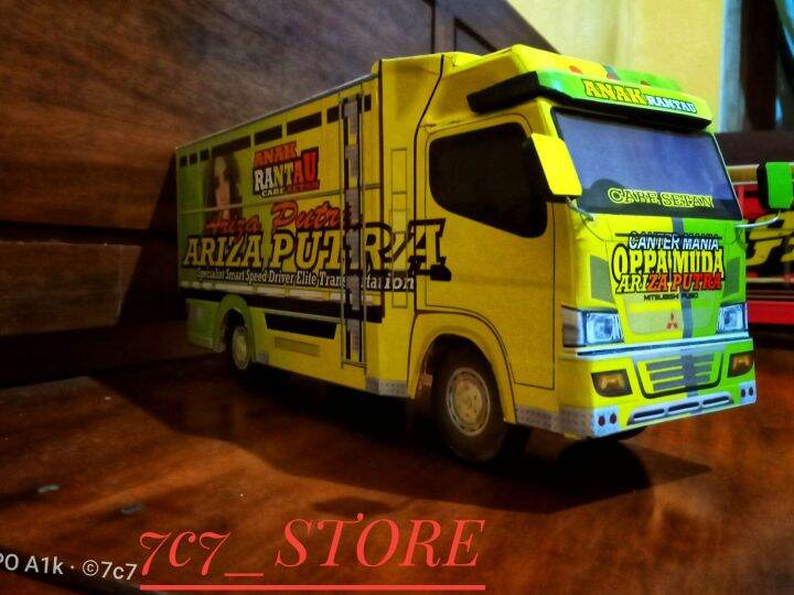 Miniatur Truk OPPA MUDA ARIZA PUTRA #MURAH NON LED | Lazada Indonesia