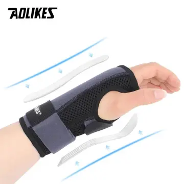 AOLIKES 1 PC Wrist Band Support for Adjustable Wrist Bandage Brace for  Sports Wristband Compression Wraps Tendonitis Pain Relief