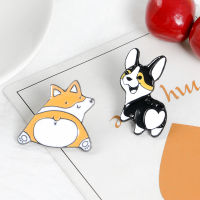 Corgi Heart Butt Pins butt brooches Corgi lover enamel pins Lapel pins for corgi nerds Gift for dog mom