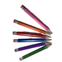 ดินสอไม้ดินสอไม้  66ดินสอแท่งใหญ่ ดินสอยักษ์6สี6 แท่ง ดินสอใหญ่  ยาว ๑๒  นิ้ว เส้นผ่าศูนย์กลาง  ๑ นิ้วครึ่ง ไม้ยักษ์ ฝึกเข