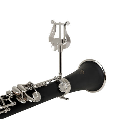 Clarinet Silver แบบพกพา Marching Music Stand ขาตั้งโลหะ Fixer Woodwind Instrument อุปกรณ์เสริม