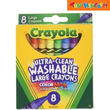 Land Toddler Crayons, 8 Colors Non Toxic Washable Jumbo