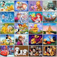 Disney Diamond Painting Cross Stitch Pattern 5D Diamond Embroidery Cartoon princess Mickey Mouse Winnie the Pooh Home Decor Art