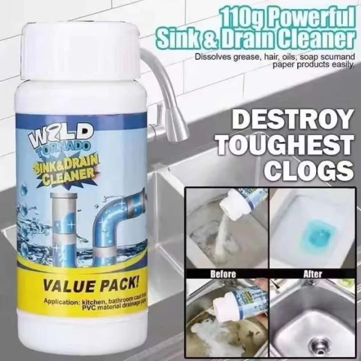 WKang Original Wild Tornado Sink and Drain Cleaner for Clogged sinks