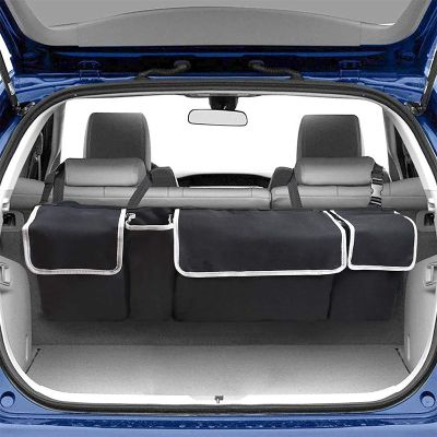 hotx 【cw】 Car Organizer Adjustable Hanging Backseat Storage Capacity Multi-use Oxford Automobile Back Organizers