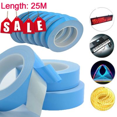 Thermal Tape 25Meters Insulating Heat Dissipation Tape Double Sided Thermally Conductive Tape For Chip PCB LED Strip Heatsink